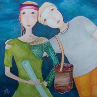 Aquarelles Bourgogne, Bernadette Le Mée